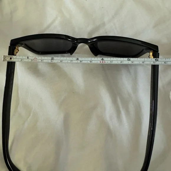 authentic stylish square Gucci Black/Bluish Sunglasses - Picture 12 of 15